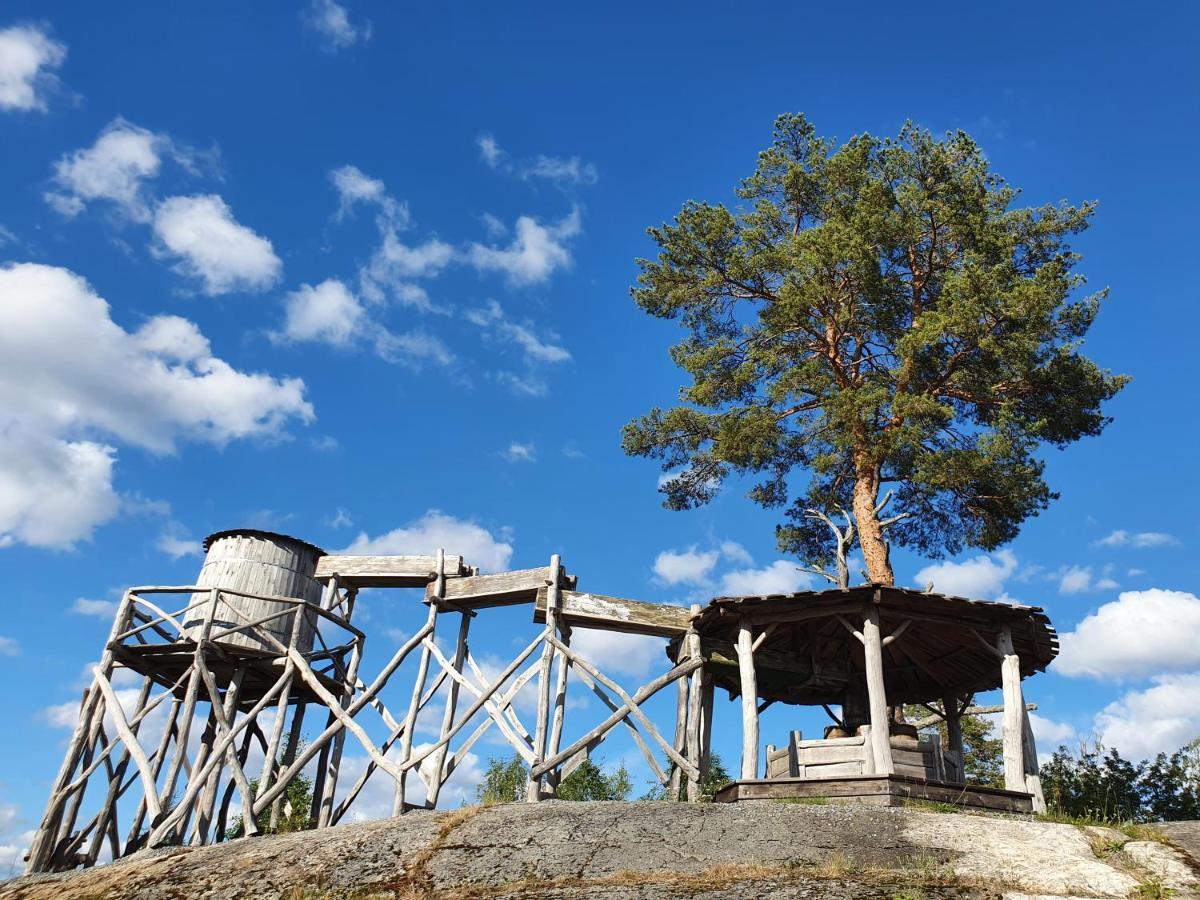 Hotel Lufta Camping & Restaurang Ånäset Exterior foto