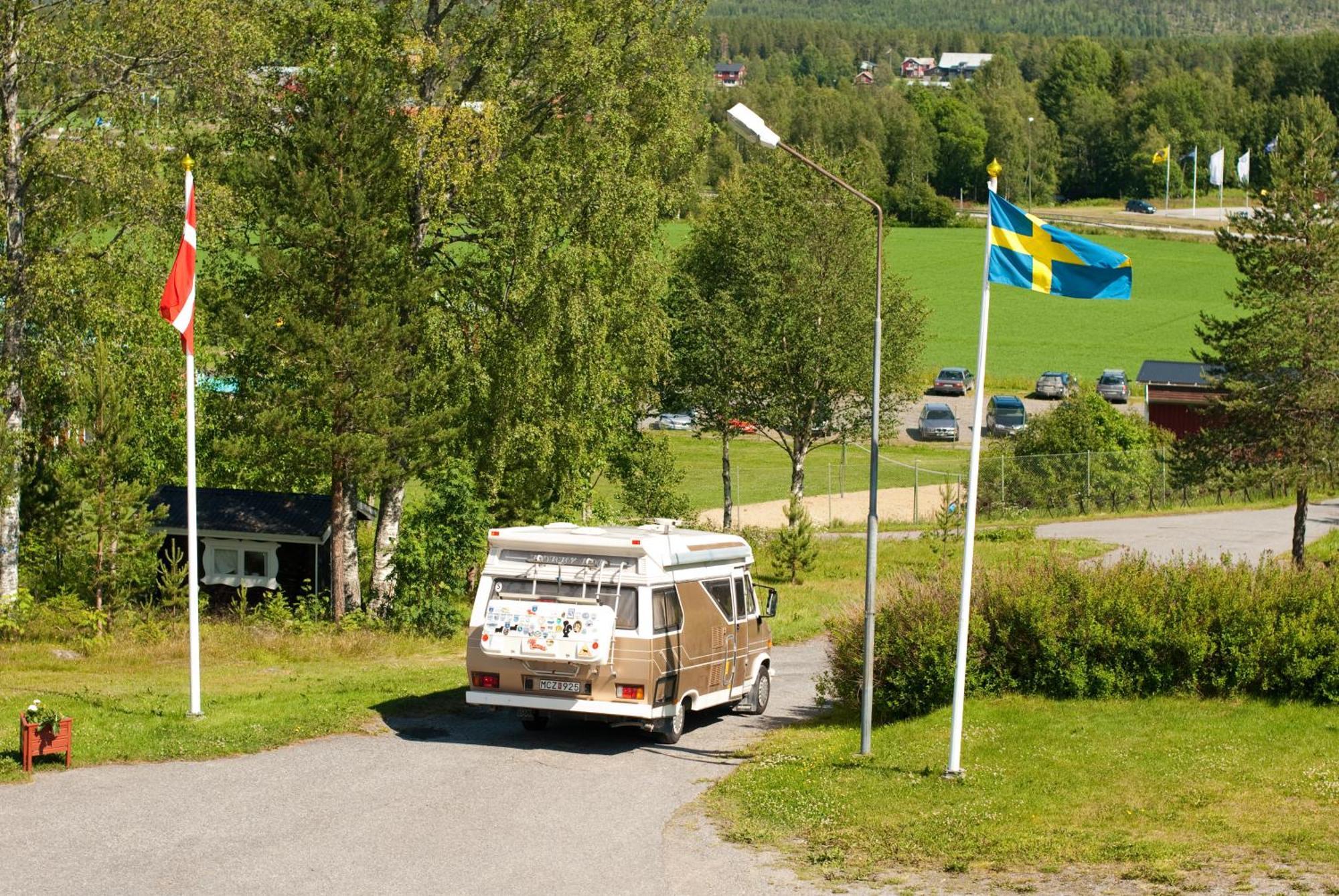 Hotel Lufta Camping & Restaurang Ånäset Exterior foto